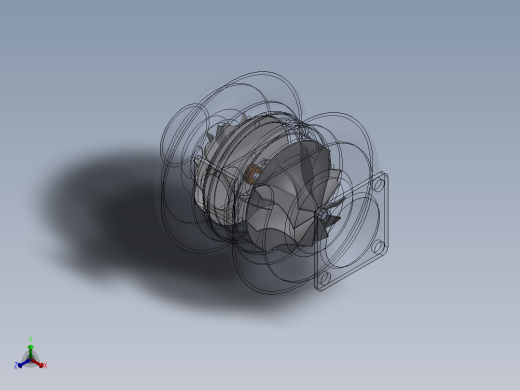 增压器(30)正等轴测缩略图