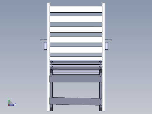 躺椅模型设计左视缩略图