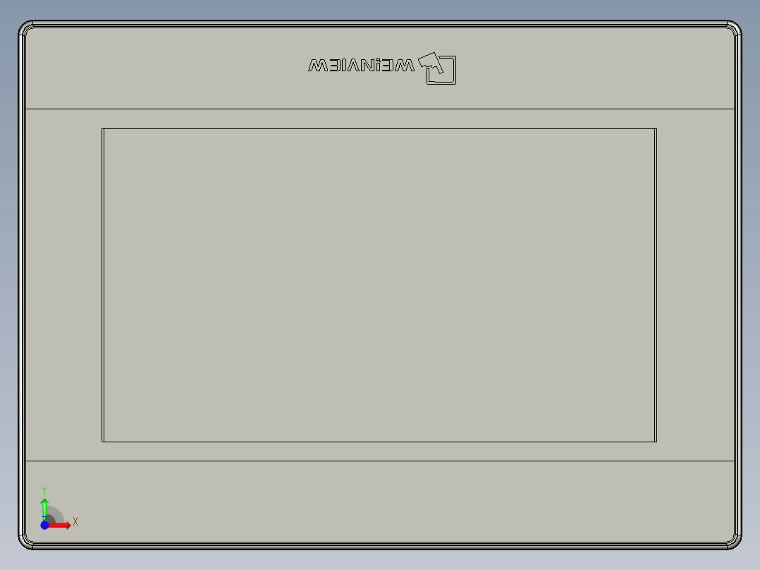 TK6071IP触摸屏前视图