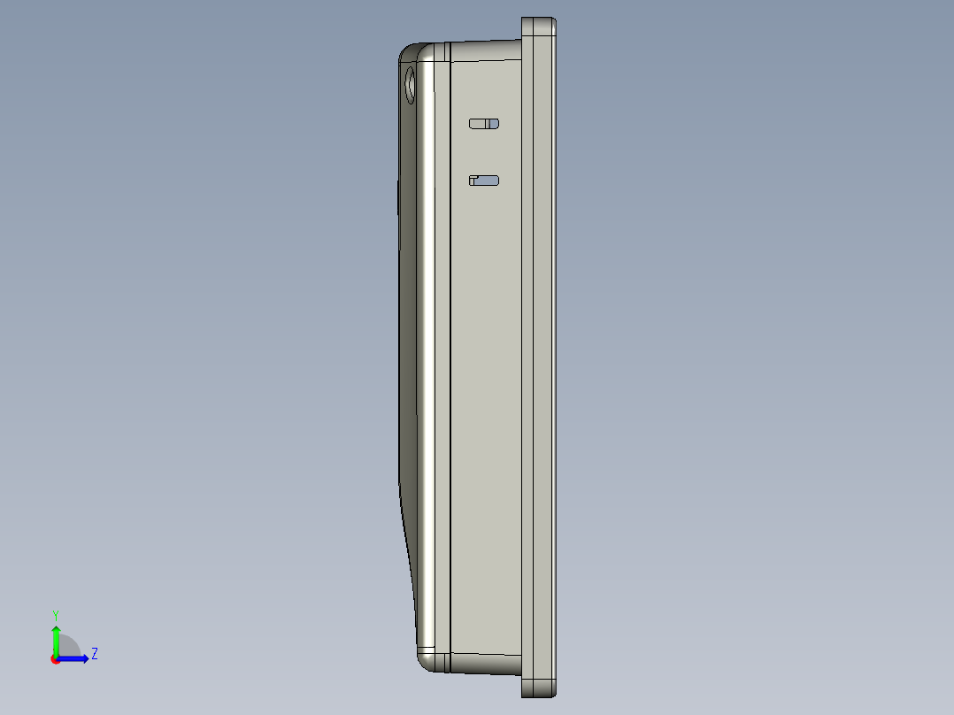 TK6071IP触摸屏左视图