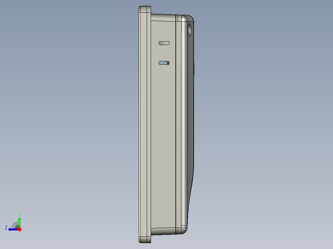 TK6071IP触摸屏右视图