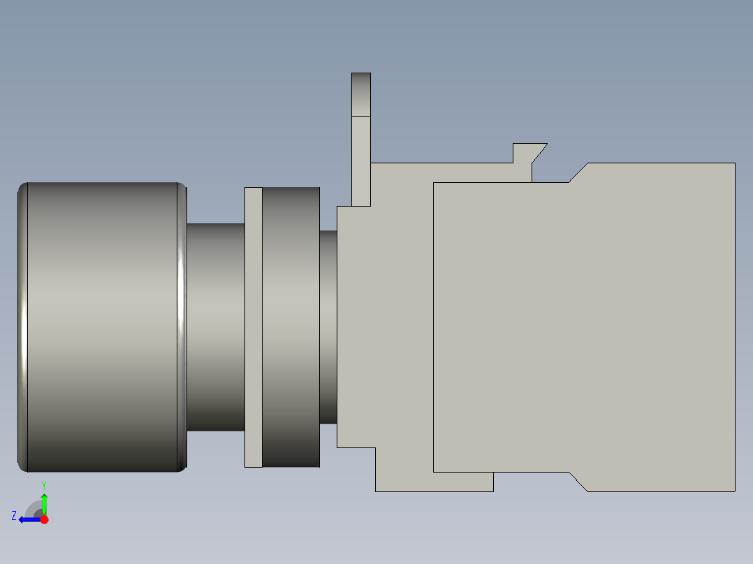 YW1L-MF2E10Q4G24V绿右视图