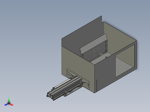 退料-废料组-ZZx正等轴测缩略图