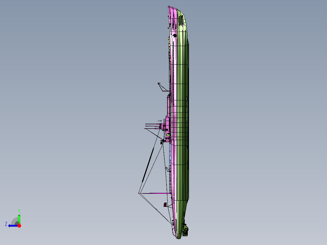 巡洋潜水舰右视图
