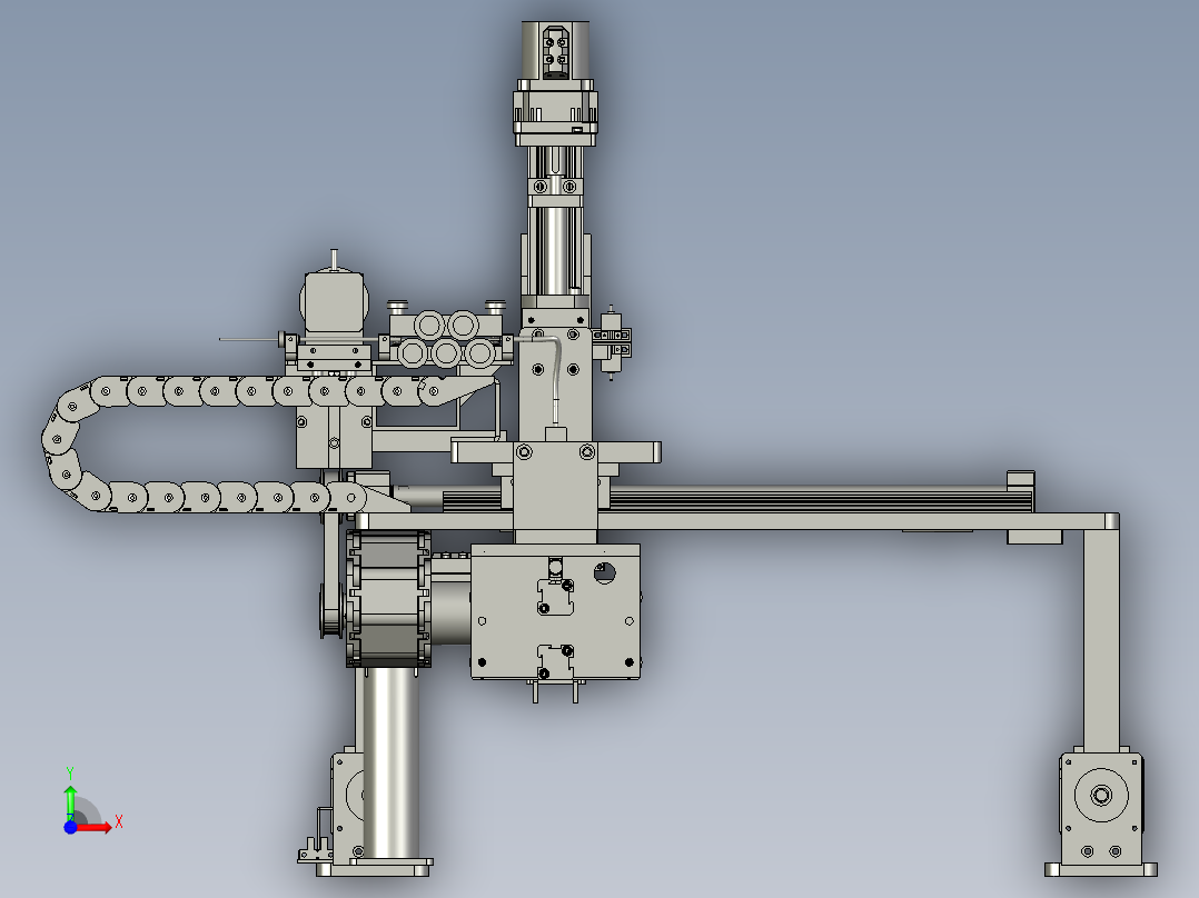 XX03-XYZ轴龙门架装配前视图