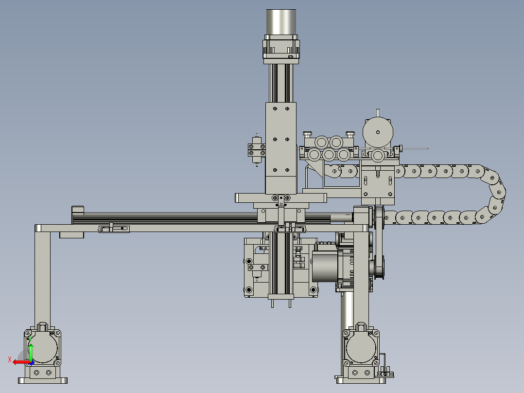 XX03-XYZ轴龙门架装配后视图
