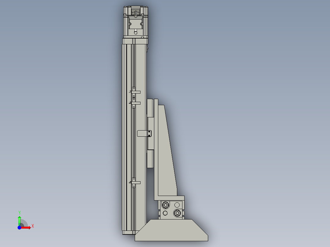 载具夹抓前视图