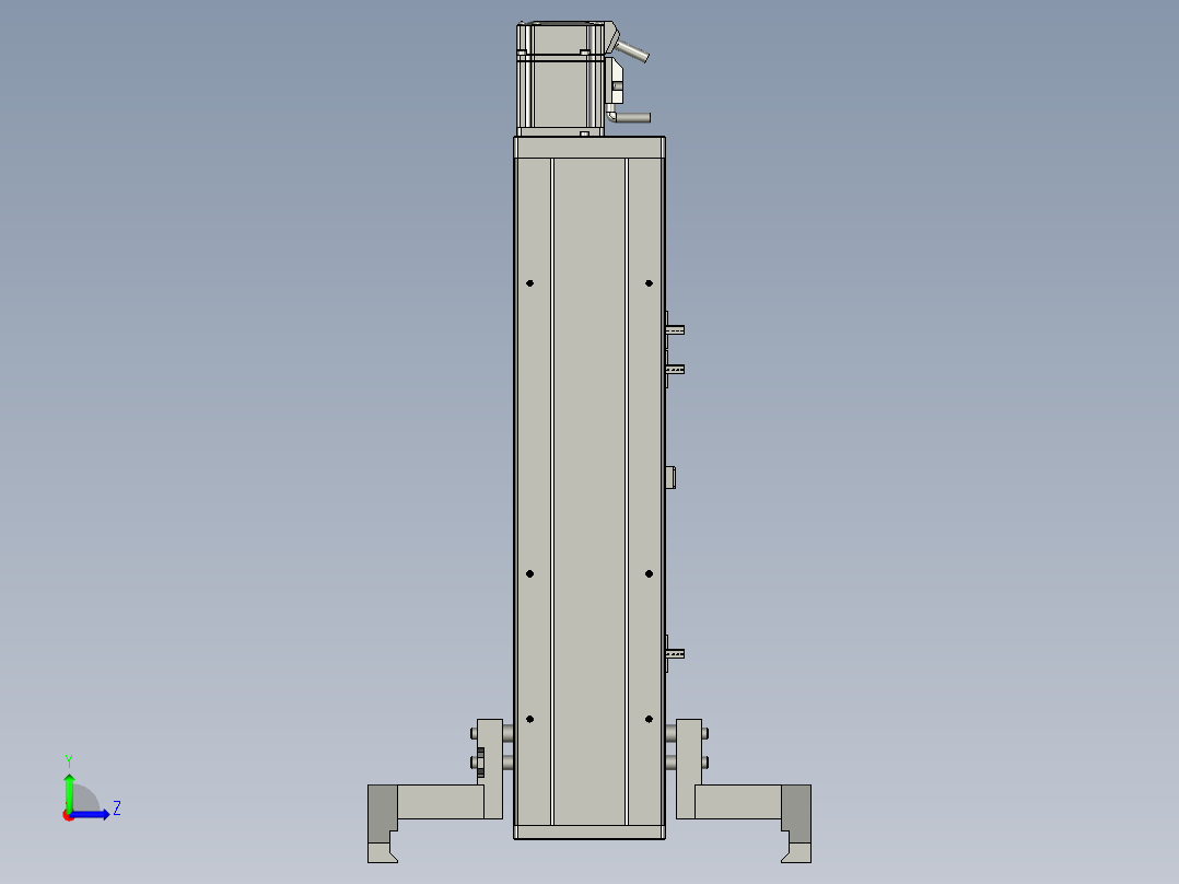 载具夹抓左视图