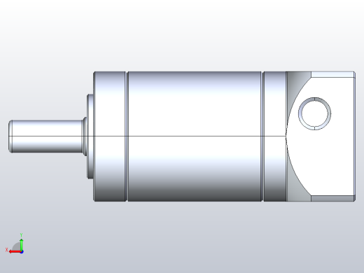 精密行星减速器40ZDE二级外形图T1 M3后视缩略图