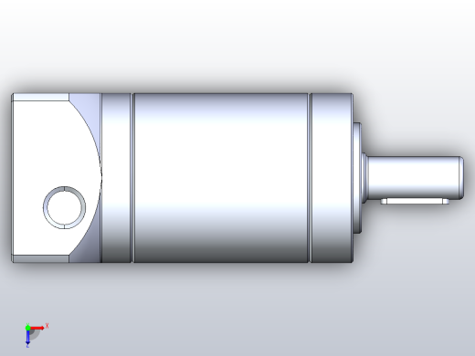 精密行星减速器40ZDE二级外形图T1 M3俯视缩略图
