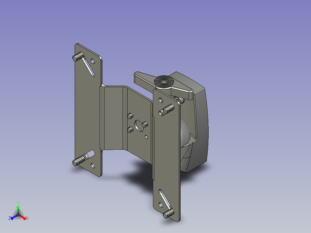 淘宝显示器支架主视图