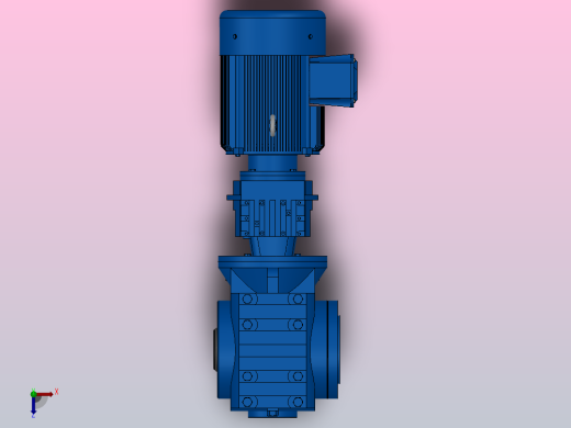 SAZ77R37组合式斜齿-蜗轮蜗杆减速机SAZ77R37-Y1.1-4P-219-M1-0°-A俯视缩略图