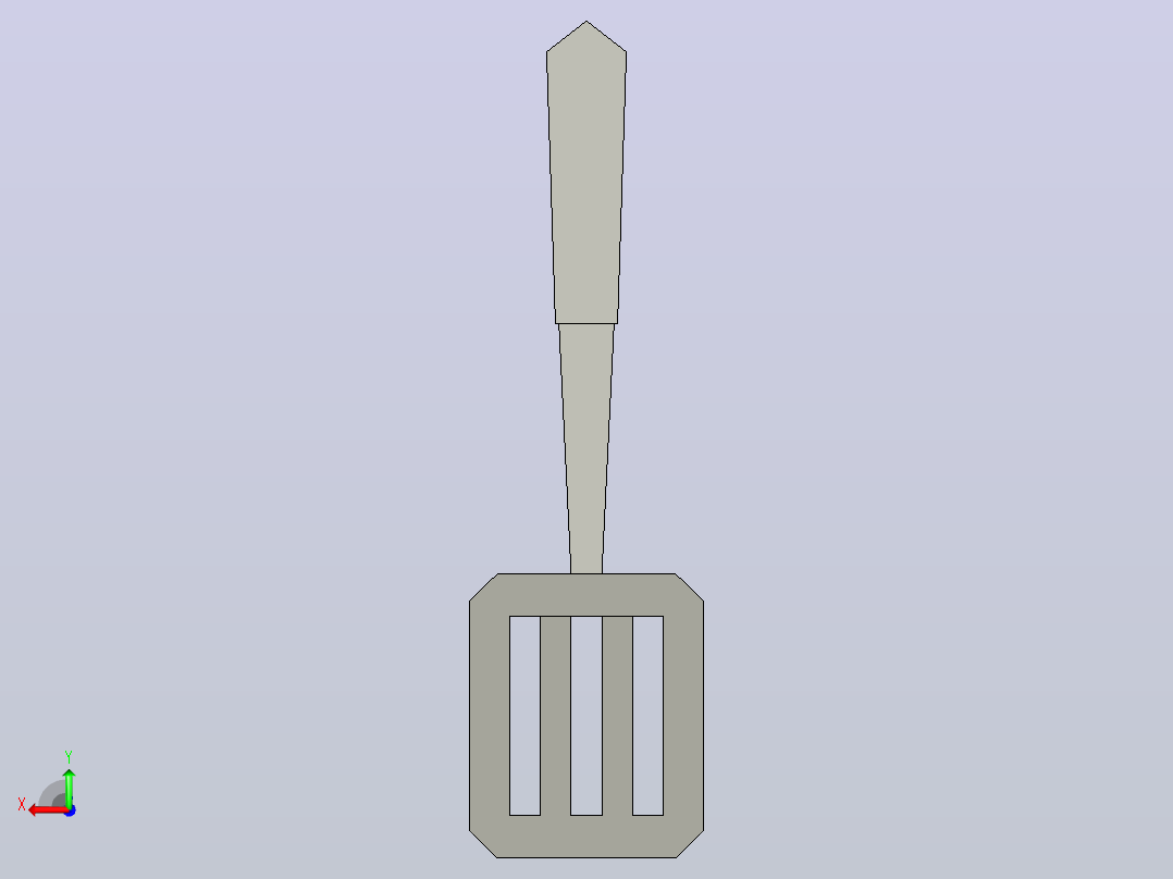 cookingSpatula卡通食物后视图