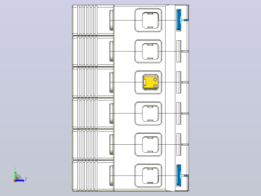 NXU-IIG 100 3P电涌保护器三维模型202307左视缩略图