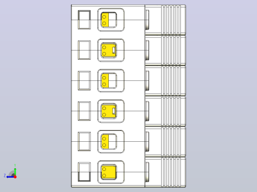 NXU-IIG 100 3P电涌保护器三维模型202307右视缩略图