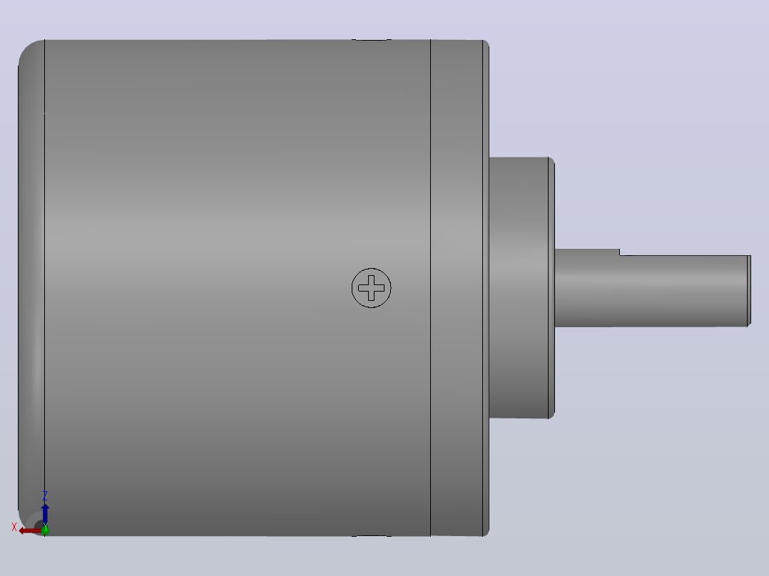 ASP3806-001系列绝对式编码器_ASP3806-003G0008BZ5-24L左视图