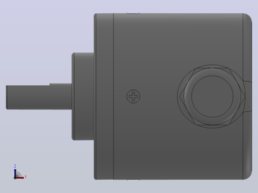 ASP3806-001系列绝对式编码器_ASP3806-003G0008BZ5-24L右视缩略图