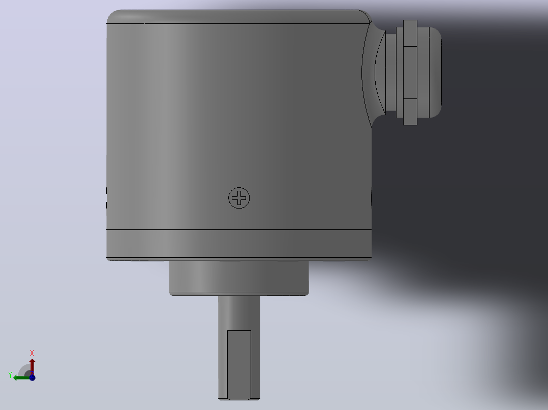 ASP3806-001系列绝对式编码器_ASP3806-003G0008BZ5-24L俯视图
