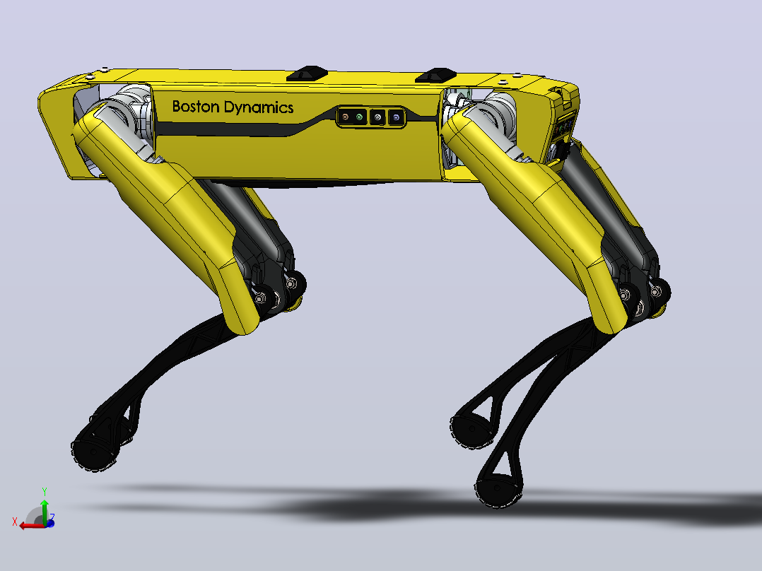 波士顿动力(Boston Dynamics)Spot四足机器主视图