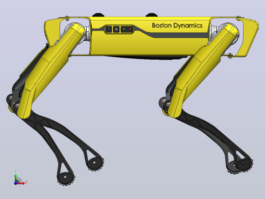 波士顿动力(Boston Dynamics)Spot四足机器前视缩略图