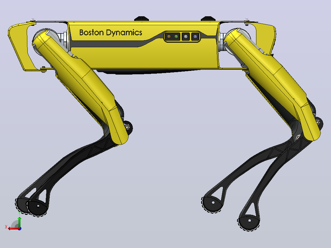 波士顿动力(Boston Dynamics)Spot四足机器后视图