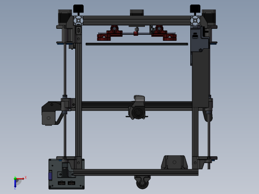 Nova i3-3D打印机俯视缩略图