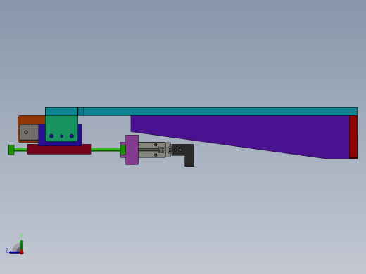 气缸下料夹取机构图sw13可编辑右视缩略图