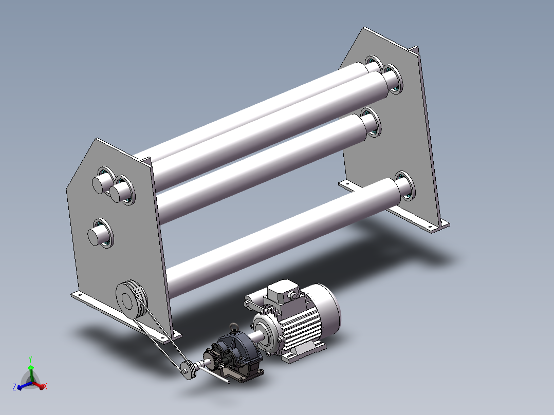 喷水织机卷取机构设计(sw+cad+说明书)