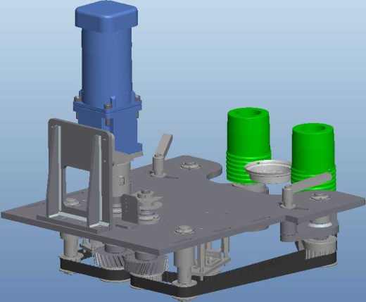 筛盖的分离设备（PROE模型）3D模型缩略图