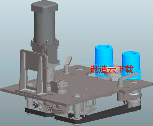筛盖的分离设备（PROE模型）3D模型缩略图