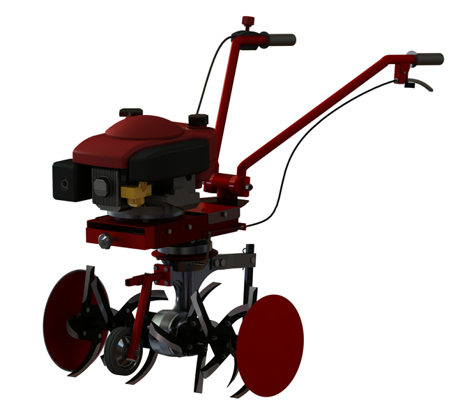 微耕机、旋耕机3D模型