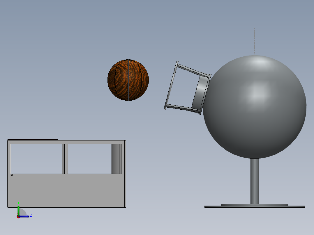 气流飞球左视图