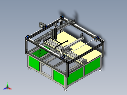 不干胶五轴自动喷胶机（