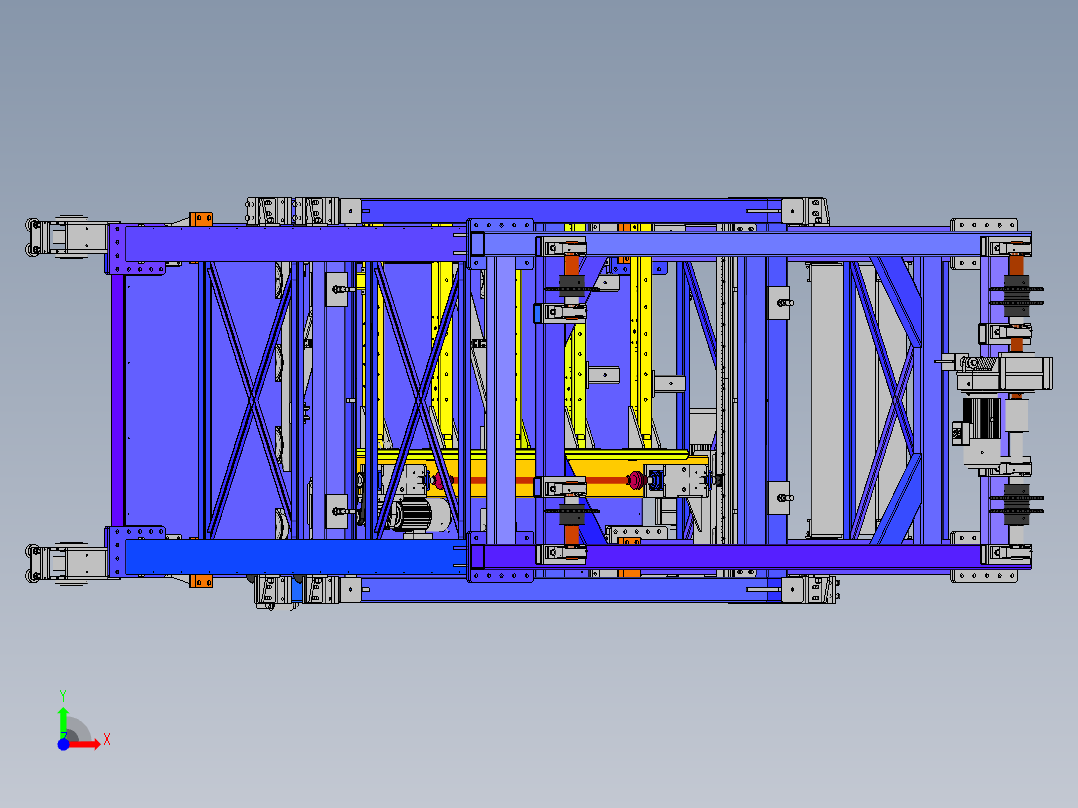 ZDH-CCHU-003 框架式堆垛机前视图