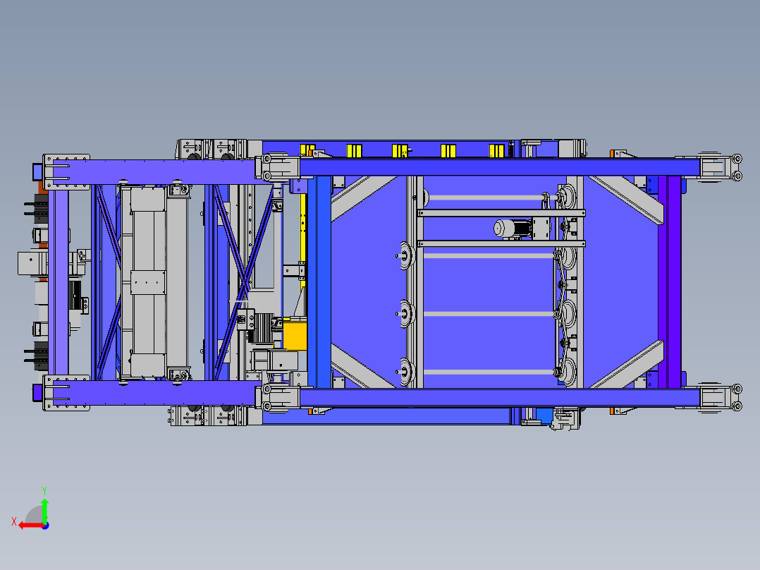 ZDH-CCHU-003 框架式堆垛机后视图