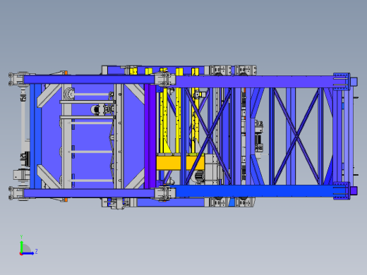 ZDH-CCHU-003 框架式堆垛机左视缩略图