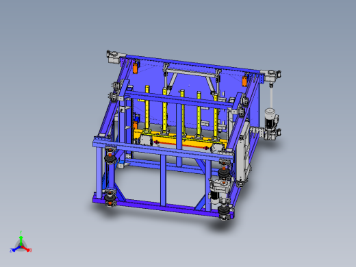 ZDH-CCHU-003 框架式堆垛机正等轴测缩略图