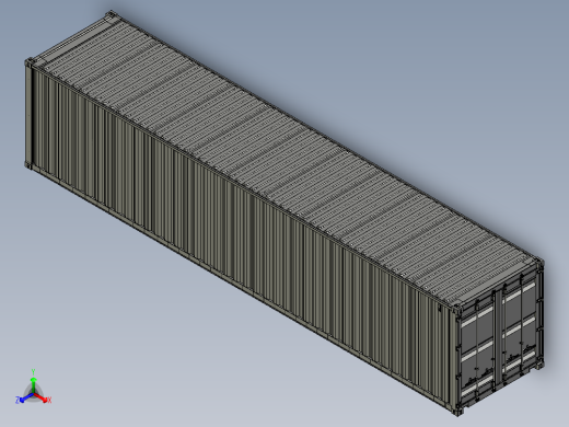 40英尺ISO集装箱正等轴测缩略图