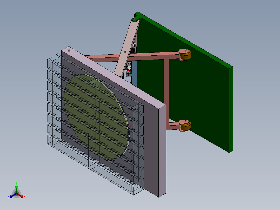 液压起重机正等轴测图