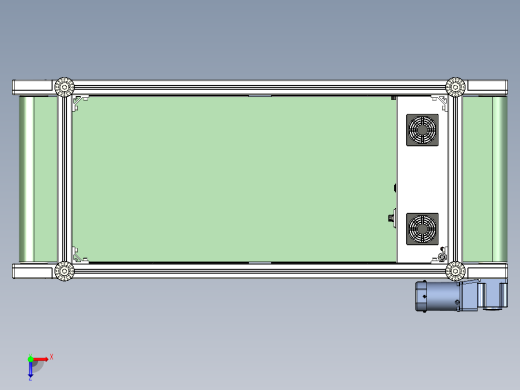 扁平式输送带俯视缩略图