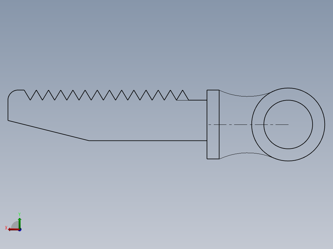 SW建模练习题-practice 25后视图