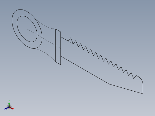 SW建模练习题-practice 25正等轴测缩略图