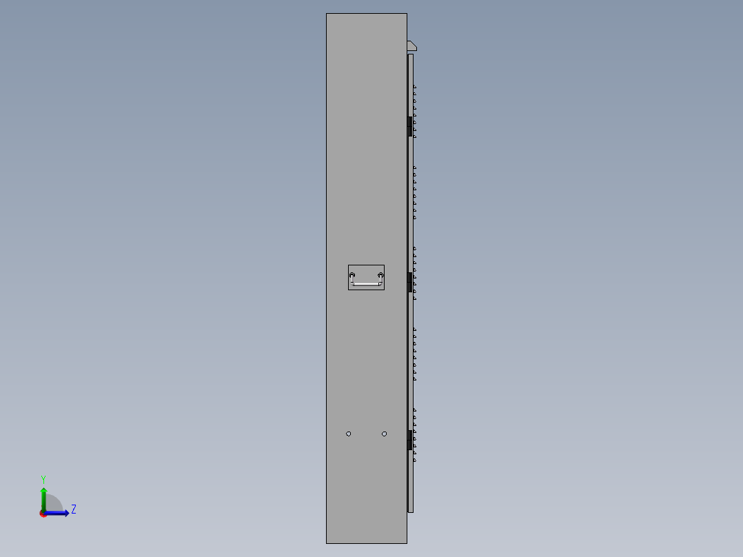 交通显示屏右视图