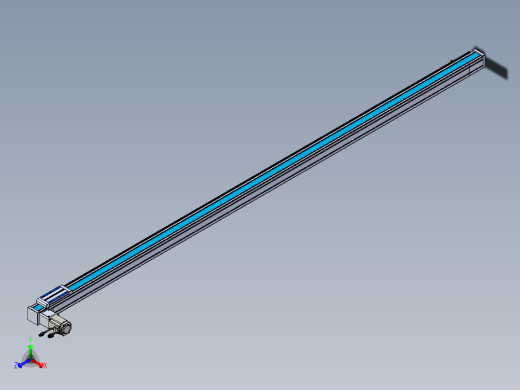 威洛博LB.GB同步带传动--欧规系列LB6A-L130-S2550-BL正等轴测缩略图