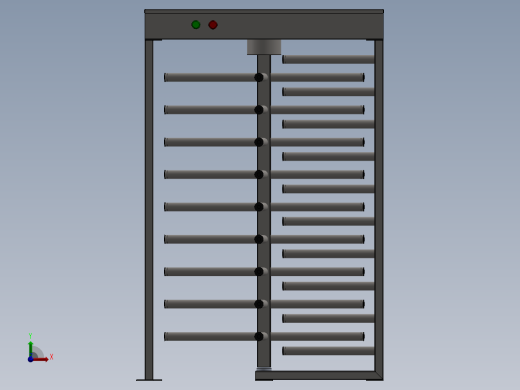 旋转栅门全高前视缩略图