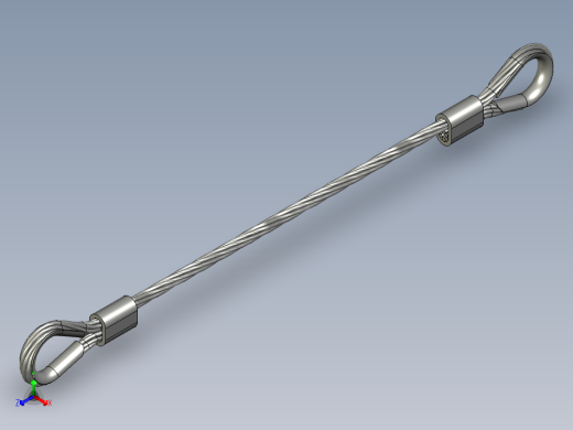 带顶针的钢丝绳