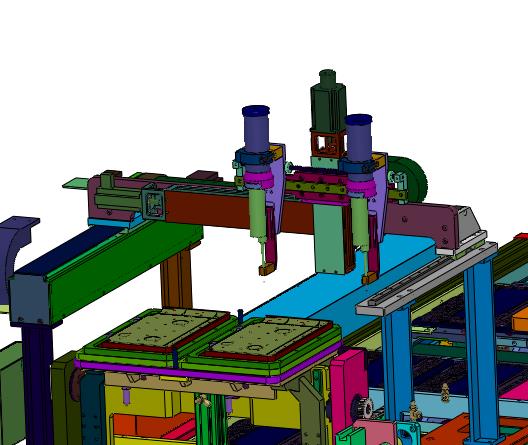 电脑外壳涂覆压合产线