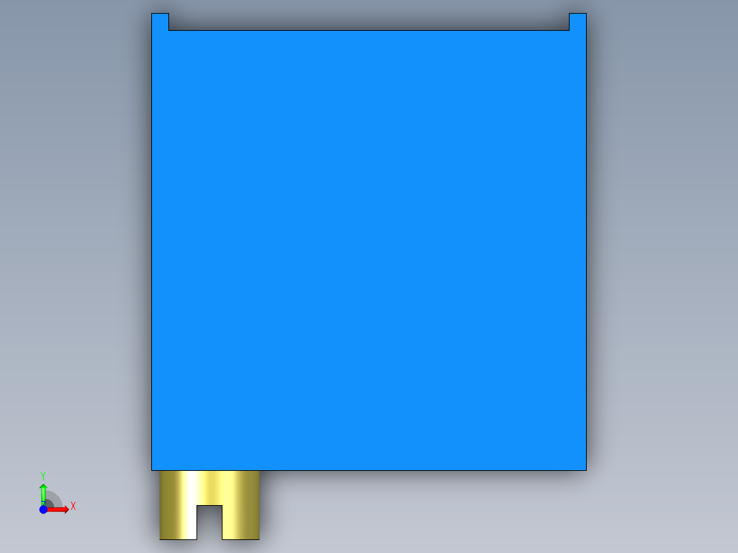 无源元件封装-3296P前视图