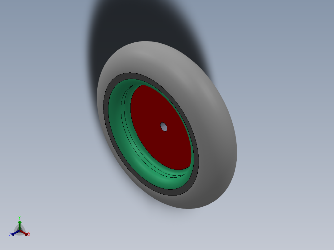轮胎正等轴测图