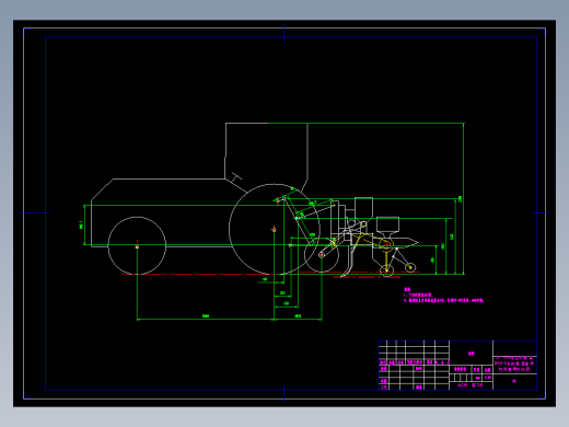 654拖拉机配置2BMJ-4免耕精密播种机组牵引力性能校核设计含图纸+说明书
